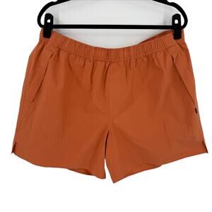 AYR Mens The Dirtbag Drawstring Shorts in Rind Orange Cordura Ripstop Size XL